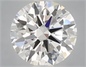 Lab Grown Diamond 1.04 Carats, Round with Ideal Cut, E Color, VVS2 Clarity and Certified by IGI