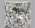 Natural Diamond 1.60 Carats, Princess with  Cut, H Color, VS1 Clarity and Certified by GIA