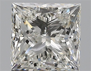 Picture of Natural Diamond 1.60 Carats, Princess with  Cut, H Color, VS1 Clarity and Certified by GIA