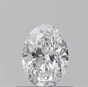 Picture of Natural Diamond 0.50 Carats, Oval with  Cut, D Color, VVS2 Clarity and Certified by GIA