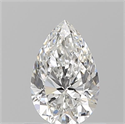Natural Diamond 0.70 Carats, Pear with  Cut, G Color, VVS1 Clarity and Certified by GIA