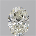 Natural Diamond 3.21 Carats, Oval with  Cut, K Color, VS1 Clarity and Certified by GIA