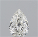 Diamante Natural 0.70 quilates, De pera , Color H, claridad SI1 y certificado GIA