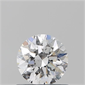Natural Diamond 0.70 Carats, Round with Excellent Cut, E Color, SI1 Clarity and Certified by GIA