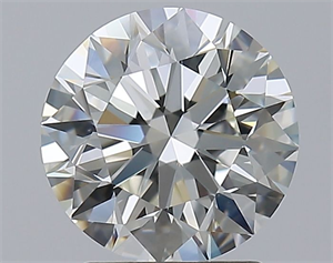 Picture of Natural Diamond 2.11 Carats, Round with Excellent Cut, I Color, VS1 Clarity and Certified by GIA