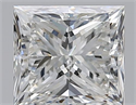Natural Diamond 1.20 Carats, Princess with  Cut, G Color, VS1 Clarity and Certified by GIA