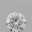 Natural Diamond 0.70 Carats, Round with Excellent Cut, D Color, SI1 Clarity and Certified by GIA