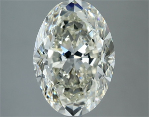 Picture of Natural Diamond 4.01 Carats, Oval with  Cut, J Color, VS2 Clarity and Certified by IGI