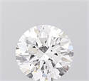 Lab Grown Diamond 1.10 Carats, Round with Ideal Cut, D Color, VVS2 Clarity and Certified by IGI