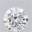 Lab Grown Diamond 3.41 Carats, Round with Ideal Cut, E Color, VS1 Clarity and Certified by IGI