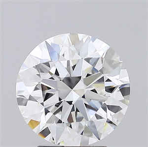 Picture of Lab Grown Diamond 3.41 Carats, Round with Ideal Cut, E Color, VS1 Clarity and Certified by IGI