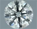 Natural Diamond 1.12 Carats, Round with Excellent Cut, J Color, VVS1 Clarity and Certified by IGI