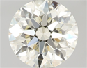 Natural Diamond 1.09 Carats, Round with Excellent Cut, L Color, VVS1 Clarity and Certified by IGI