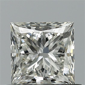 Picture of Natural Diamond 0.73 Carats, Princess with  Cut, H Color, VVS2 Clarity and Certified by IGI