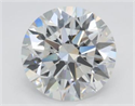 Del inventario de diamantes de laboratorio, 2.50 quilates, Redondo , Color E, claridad VS2 y certificado GIA