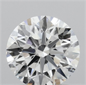 Lab Grown Diamond 1.21 Carats, Round with Ideal Cut, D Color, VVS2 Clarity and Certified by IGI