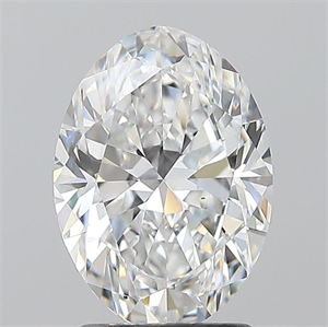 Picture of Natural Diamond 2.01 Carats, Oval with  Cut, E Color, VS2 Clarity and Certified by GIA