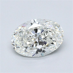Picture of Natural Diamond 1.01 Carats, Oval with  Cut, H Color, VS1 Clarity and Certified by GIA