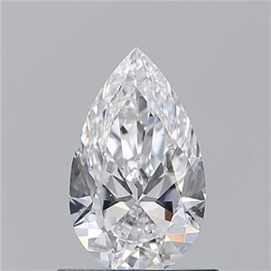 Picture of Natural Diamond 0.73 Carats, Pear with  Cut, D Color, VS2 Clarity and Certified by GIA