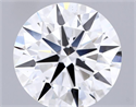 Lab Grown Diamond 6.11 Carats, Round with Ideal Cut, G Color, VS2 Clarity and Certified by IGI