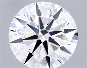 Picture of Lab Grown Diamond 6.11 Carats, Round with Ideal Cut, G Color, VS2 Clarity and Certified by IGI