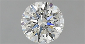Picture of Natural Diamond 0.50 Carats, Round with Excellent Cut, I Color, VS1 Clarity and Certified by IGI
