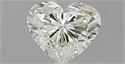 Natural Diamond 0.50 Carats, Heart with  Cut, L Color, VVS1 Clarity and Certified by GIA