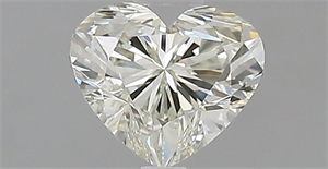 Picture of Natural Diamond 0.50 Carats, Heart with  Cut, L Color, VVS1 Clarity and Certified by GIA
