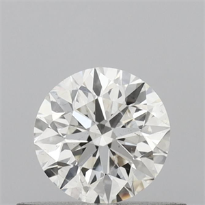 Picture of Natural Diamond 0.43 Carats, Round with Excellent Cut, H Color, SI1 Clarity and Certified by IGI