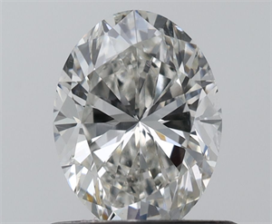 Picture of Natural Diamond 0.70 Carats, Oval with  Cut, G Color, SI1 Clarity and Certified by IGI