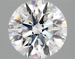 Picture of Lab Grown Diamond 3.01 Carats, Round with Excellent Cut, E Color, VS1 Clarity and Certified by IGI