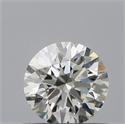 Natural Diamond 0.50 Carats, Round with Excellent Cut, H Color, VVS2 Clarity and Certified by IGI