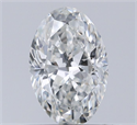 Natural Diamond 0.50 Carats, Oval with  Cut, G Color, VS2 Clarity and Certified by GIA