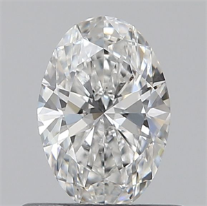 Picture of Natural Diamond 0.50 Carats, Oval with  Cut, F Color, VS2 Clarity and Certified by GIA