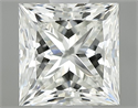Natural Diamond 0.80 Carats, Princess with  Cut, J Color, VS1 Clarity and Certified by GIA