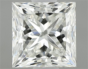 Picture of Natural Diamond 0.80 Carats, Princess with  Cut, J Color, VS1 Clarity and Certified by GIA