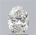 Natural Diamond 1.01 Carats, Oval with  Cut, G Color, IF Clarity and Certified by GIA