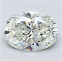 Diamante Natural 3.92 quilates, Ovalado , Color J, claridad VS1 y certificado GIA