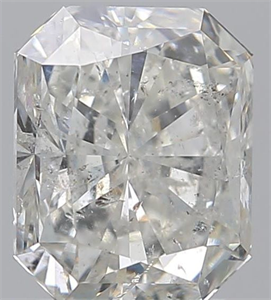Foto Diamante Natural 2.01 quilates, Radiante , Color G, claridad SI2 y certificado HRD de