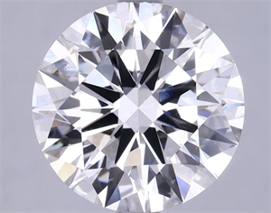 Picture of Lab Grown Diamond 3.63 Carats, Round with Ideal Cut, G Color, VS1 Clarity and Certified by IGI