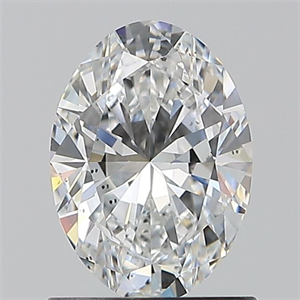 Foto Diamante Natural 1.01 quilates, Ovalado , Color E, claridad SI1 y certificado GIA de