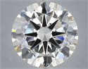 Lab Grown Diamond 6.03 Carats, Round with Excellent Cut, G Color, VVS2 Clarity and Certified by IGI
