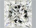Diamante Natural 4.05 quilates, Princesa , Color J, claridad SI2 y certificado HRD