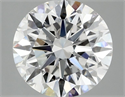 Lab Grown Diamond 3.02 Carats, Round with Ideal Cut, E Color, VS1 Clarity and Certified by IGI