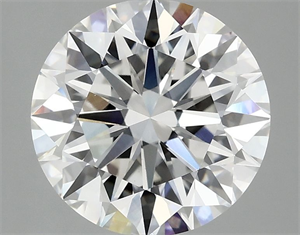 Picture of Lab Grown Diamond 3.02 Carats, Round with Ideal Cut, E Color, VS1 Clarity and Certified by IGI