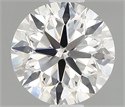 Natural Diamond 0.90 Carats, Round with Excellent Cut, G Color, VS2 Clarity and Certified by IGI
