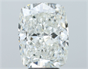 Diamante Natural 5.02 quilates, Del cojín , Color H, claridad VS1 y certificado GIA