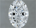 Natural Diamond 1.02 Carats, Oval with  Cut, D Color, VS1 Clarity and Certified by GIA
