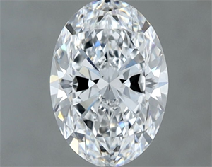 Picture of Natural Diamond 1.02 Carats, Oval with  Cut, D Color, VS1 Clarity and Certified by GIA
