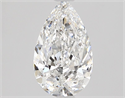 Natural Diamond 0.83 Carats, Pear with  Cut, E Color, IF Clarity and Certified by GIA